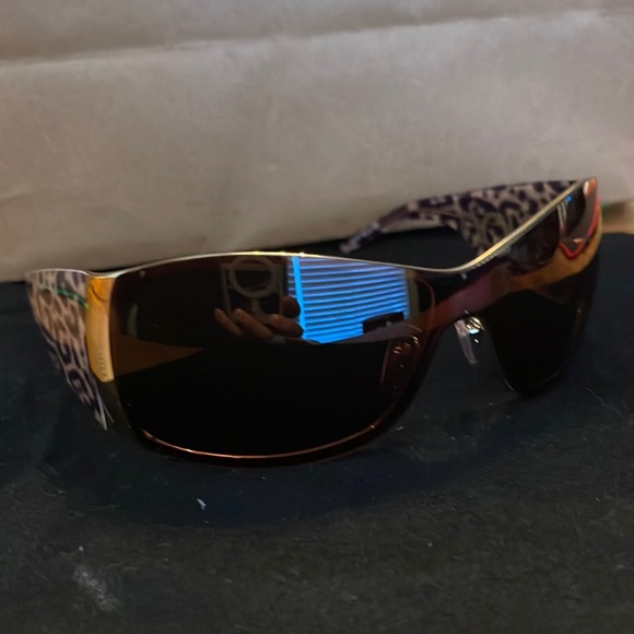 Dolce & Gabbana DG 2019 185/73 120 Sunglasses (Gold Brown Animal Print) - Picture 2 of 10